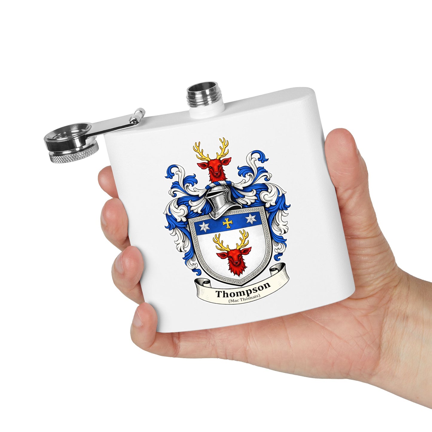 Thompson - Family Crest Flask