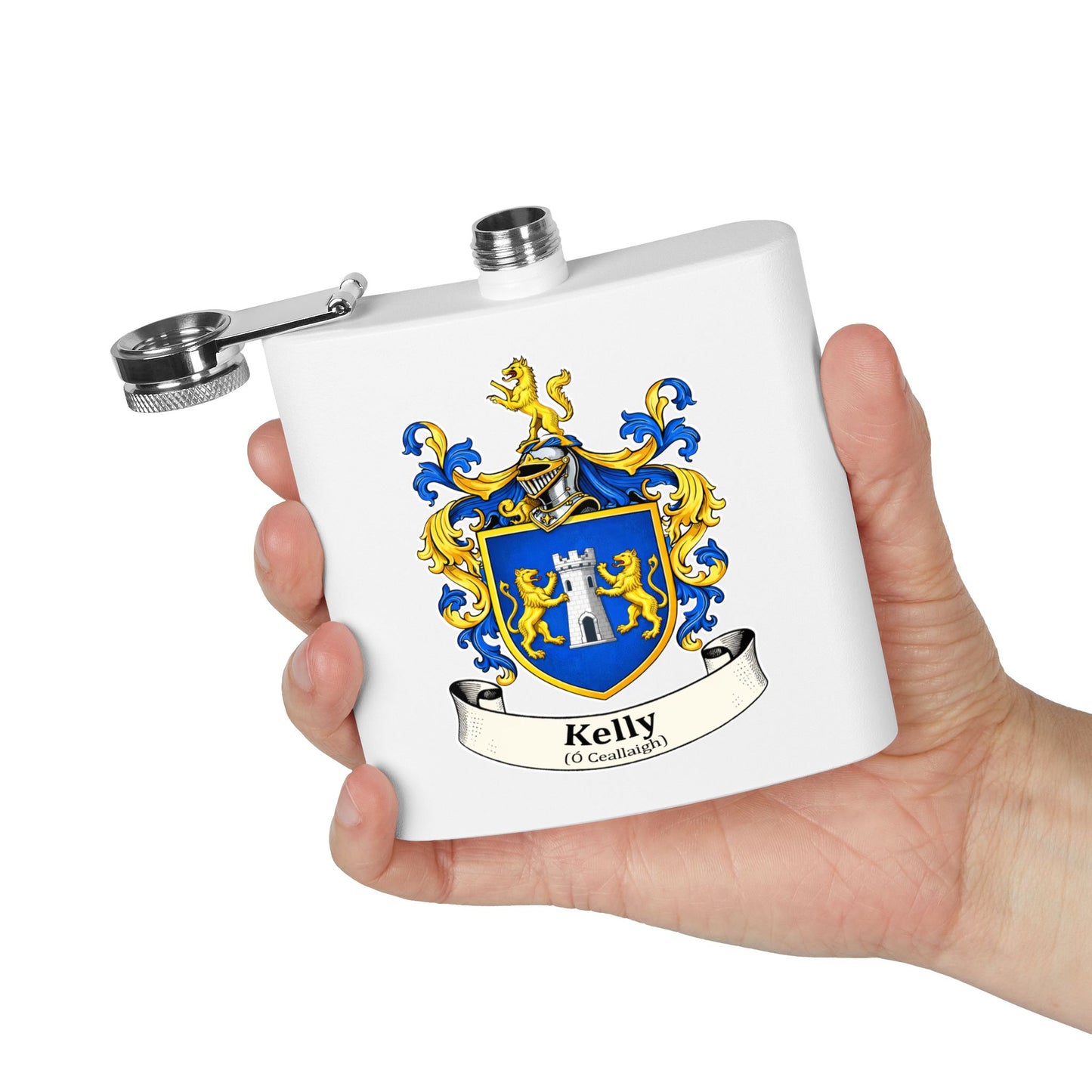 Kelly - Family Crest Flask