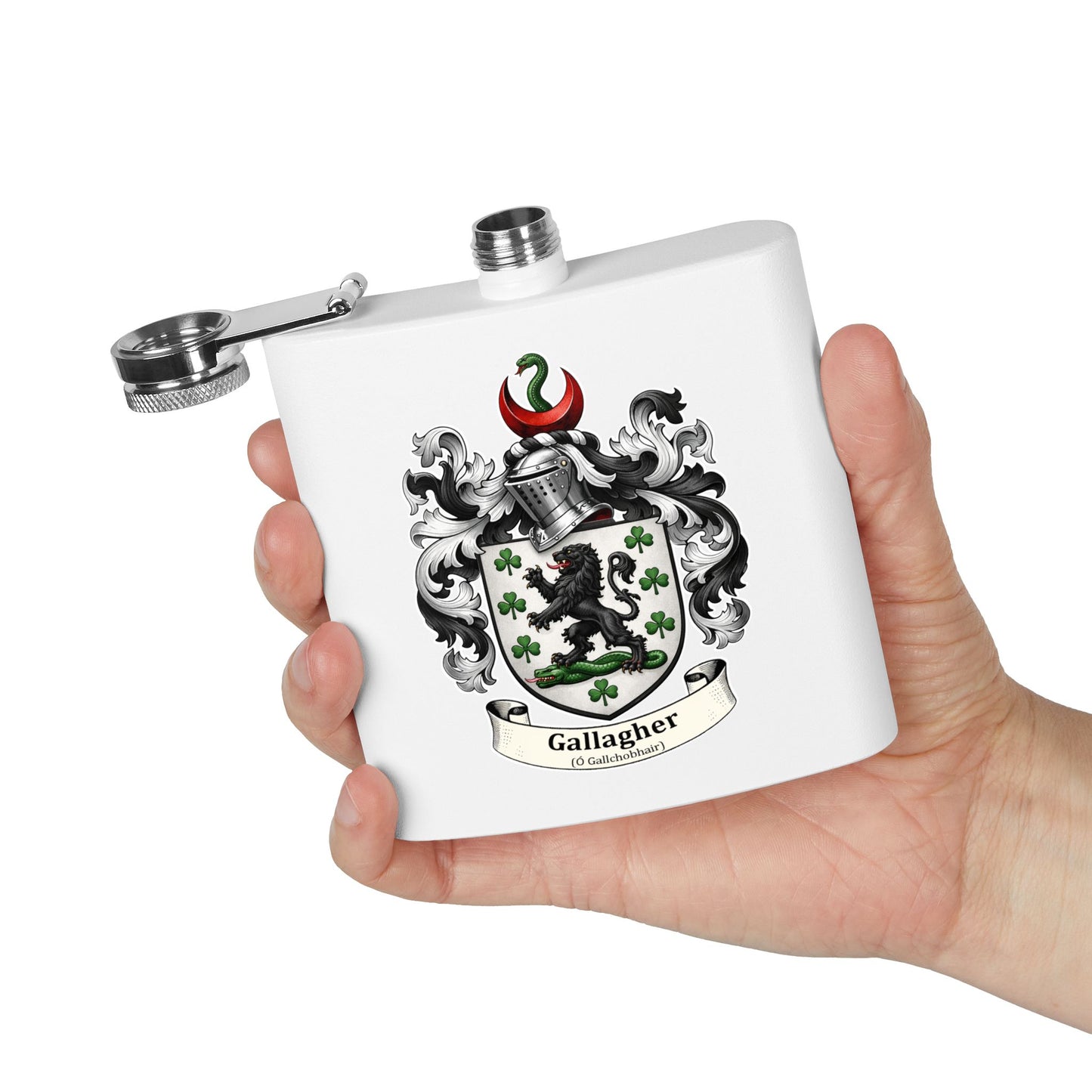 Gallagher - Family Crest Flask