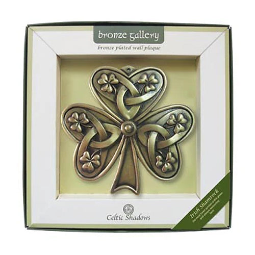 Shamrock Wall Plaque - Bronze
