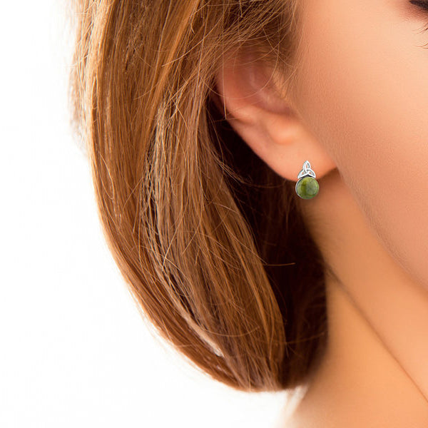 Irish Marble Stud Earrings