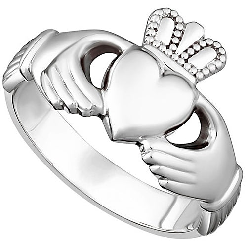 Men's Claddagh Ring - Sterling Silver (2 options)