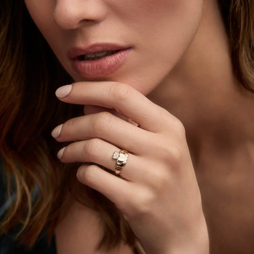 10k Gold Claddagh Ring
