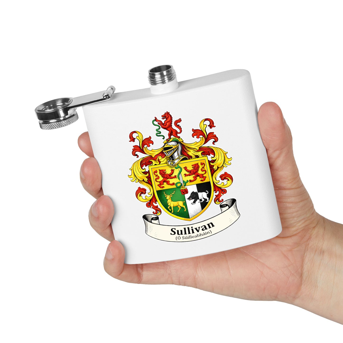 Sullivan - Family Crest Flask