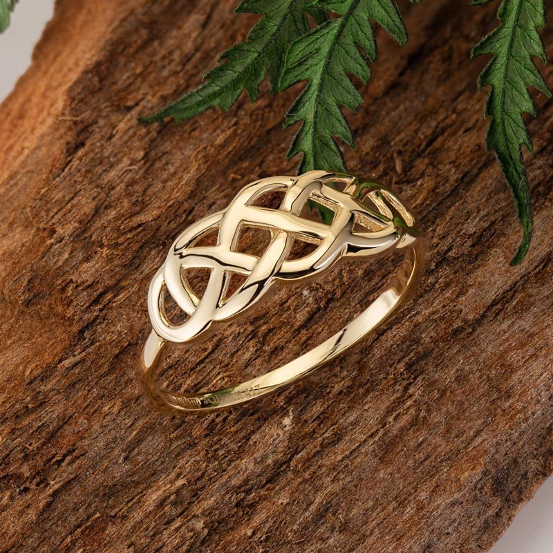 10k Gold Celtic Weave Ring