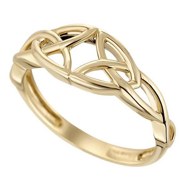 10k Gold Trinity Knot Ring