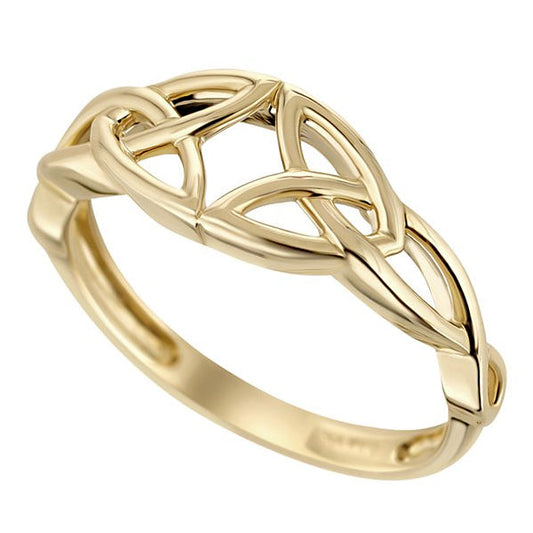 10k Gold Trinity Knot Ring