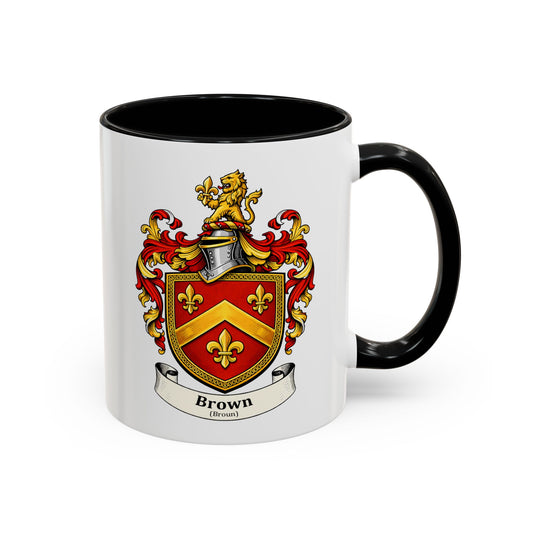 Brown - Family Crest Coffee Mug