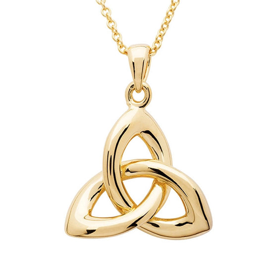 14k Gold Trinity Knot Necklace