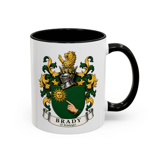 Brady - Family Crest Coffee Mug