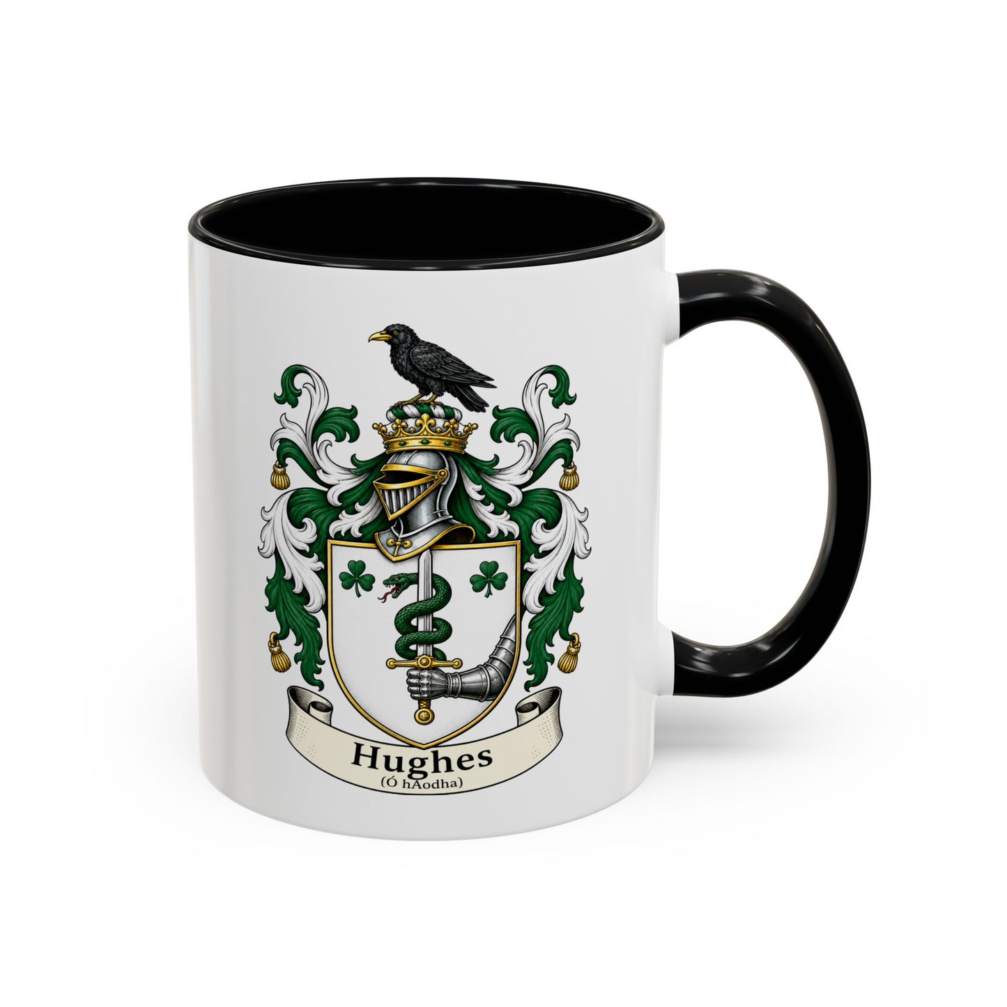 Hughes - Family Crest Coffee Mug