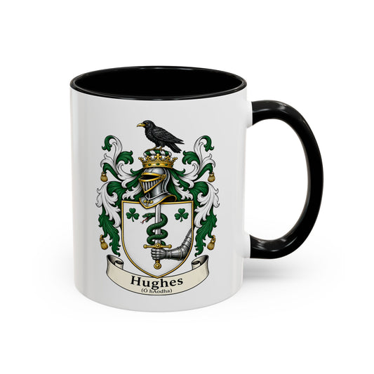 Hughes - Family Crest Coffee Mug