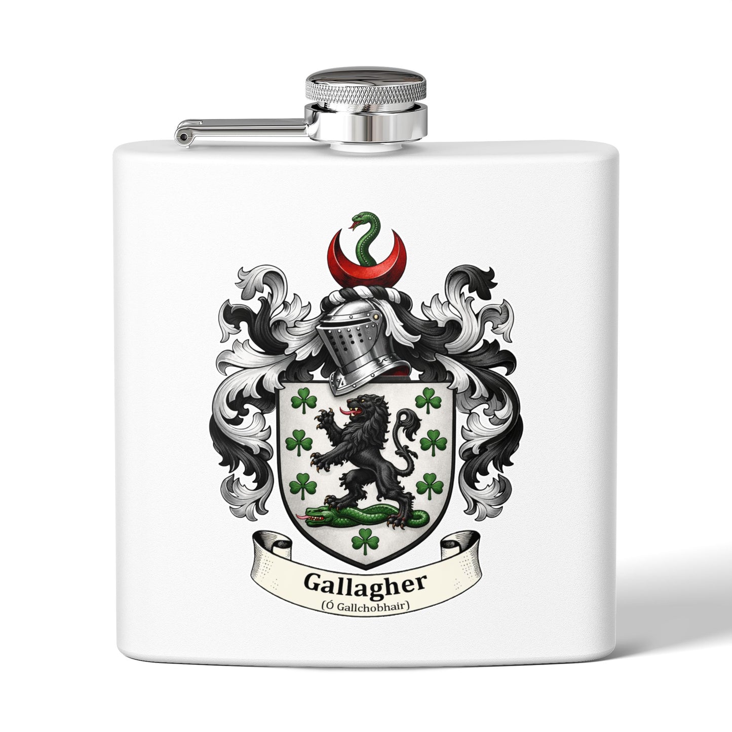Gallagher - Family Crest Flask