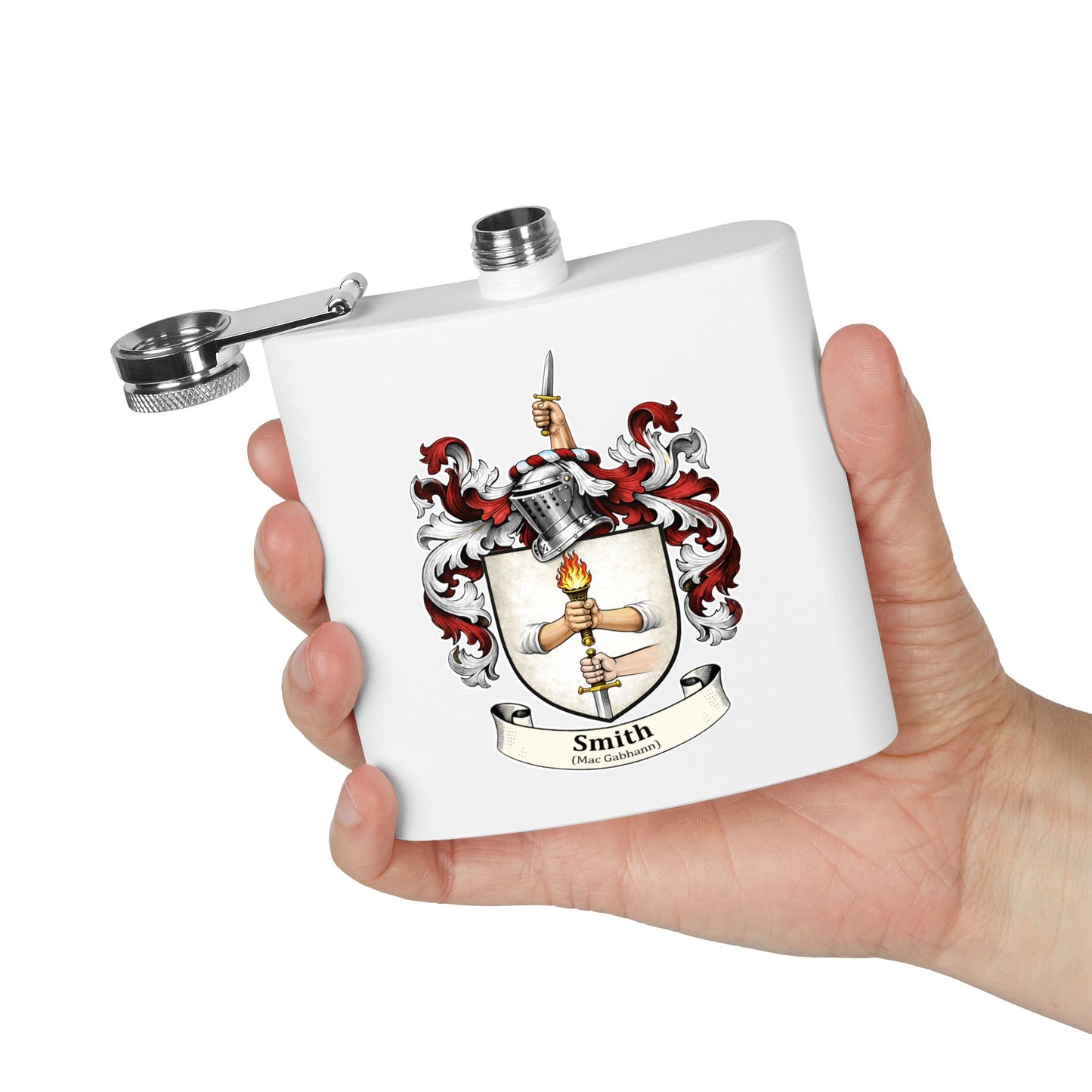 Smith - Family Crest Flask