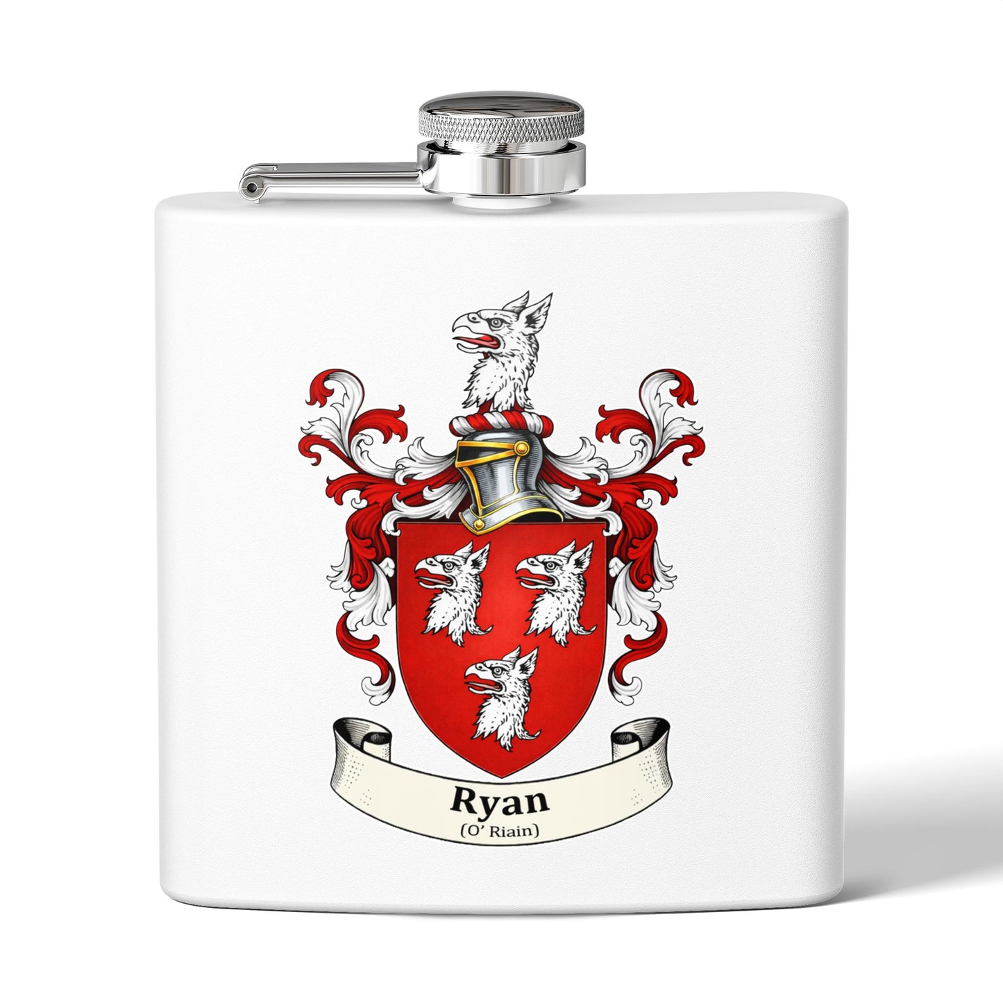 Ryan - Family Crest Flask