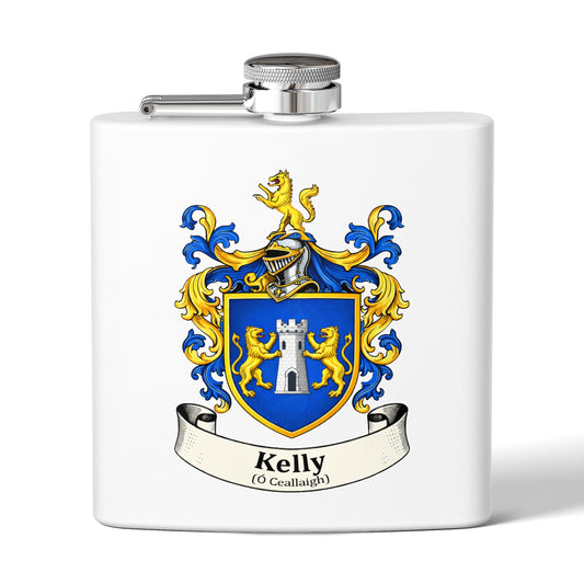 Kelly - Family Crest Flask
