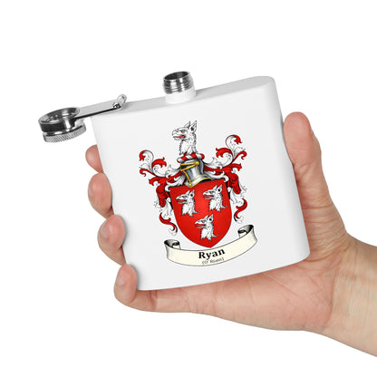 Ryan - Family Crest Flask