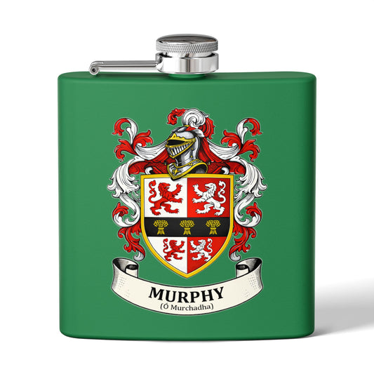 Murphy - Family Crest Flask