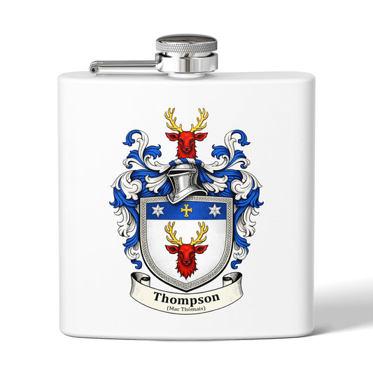 Thompson - Family Crest Flask