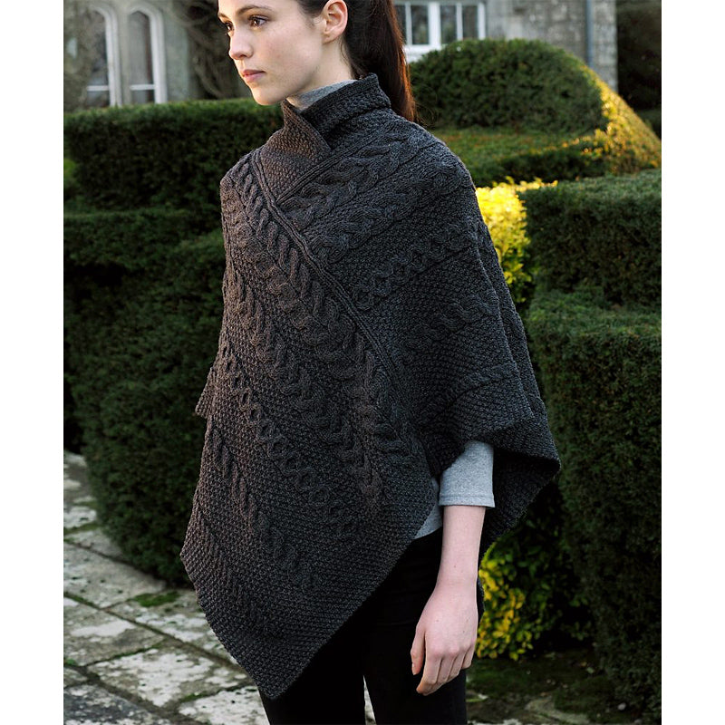 Merino Wool Aran Cape