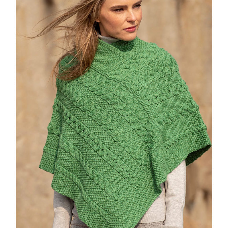 Merino Wool Aran Cape