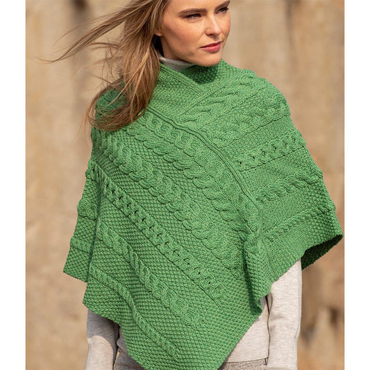 Merino Wool Aran Cape