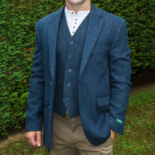 Blue Tweed Jacket