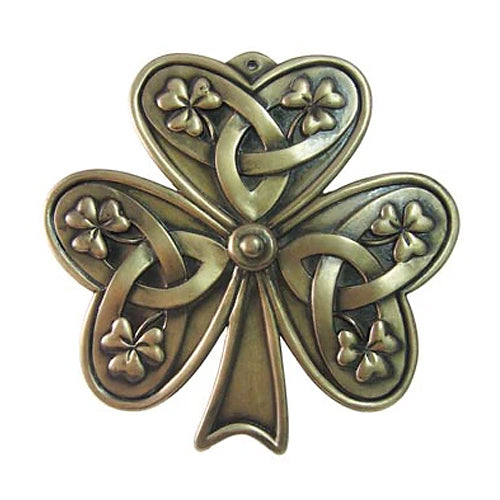 Shamrock Wall Plaque - Bronze