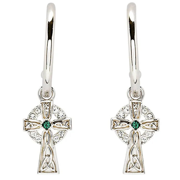 celtic cross earrings