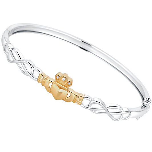 claddagh bracelet gold