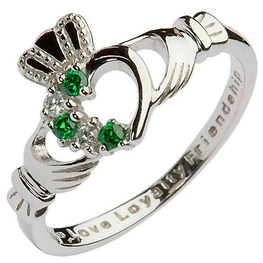 Claddagh Heart Ring - Sterling Silver