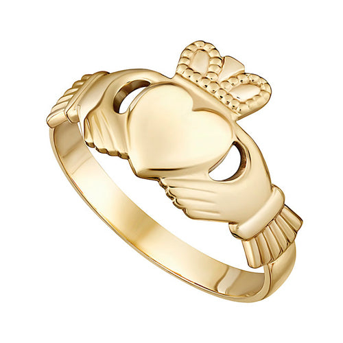 14k Gold Claddagh Ring