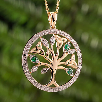 14k Gold Tree of Life Necklace