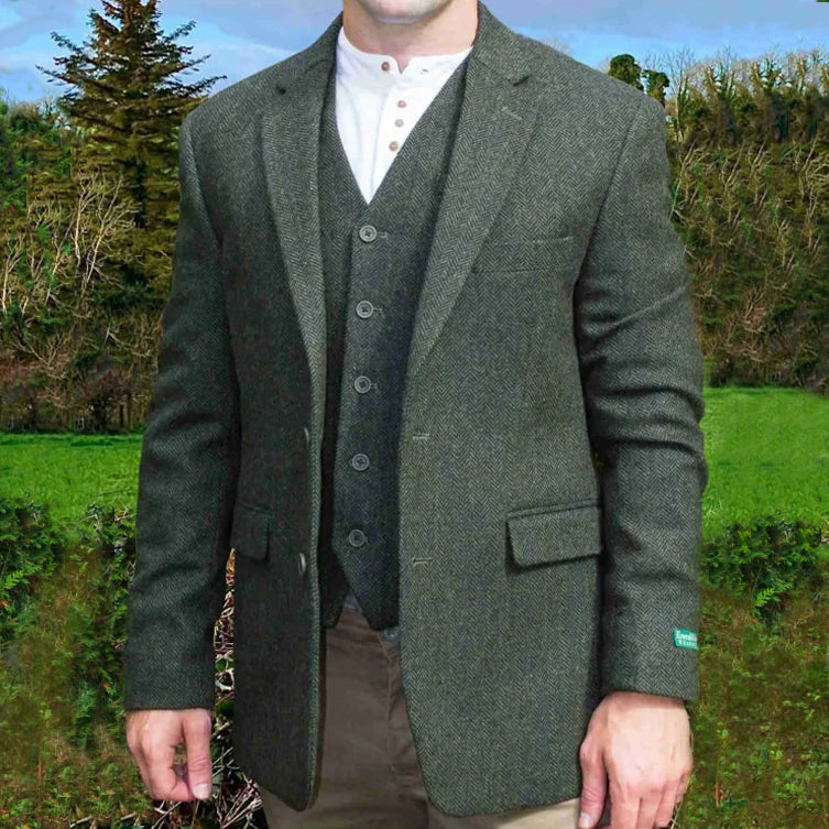 Green Tweed Jacket