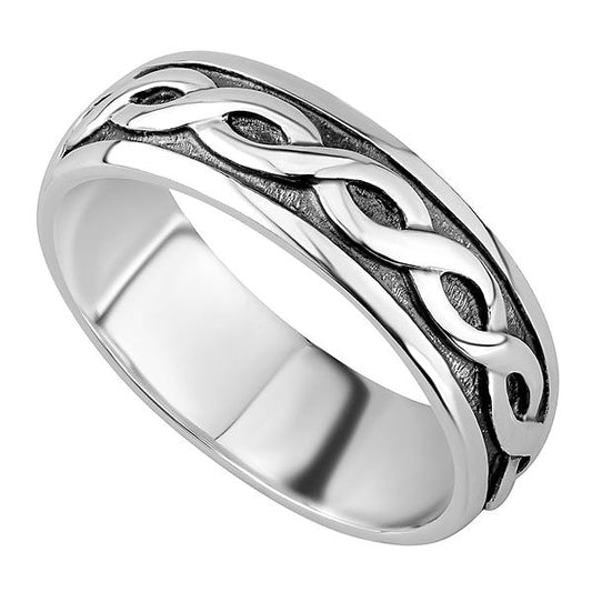 Knotwork Ring - Sterling Silver