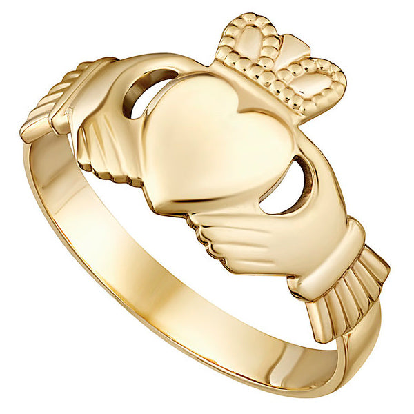 Men's 10k Gold Claddagh Ring