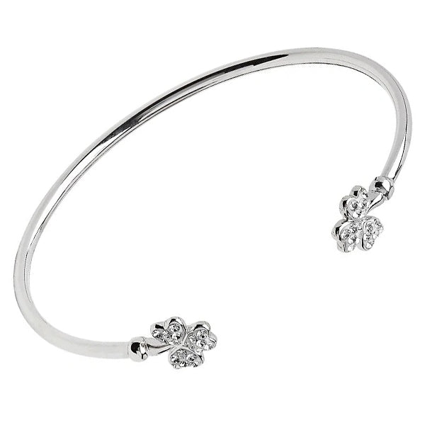 Shamrock Bracelet - Sterling Silver