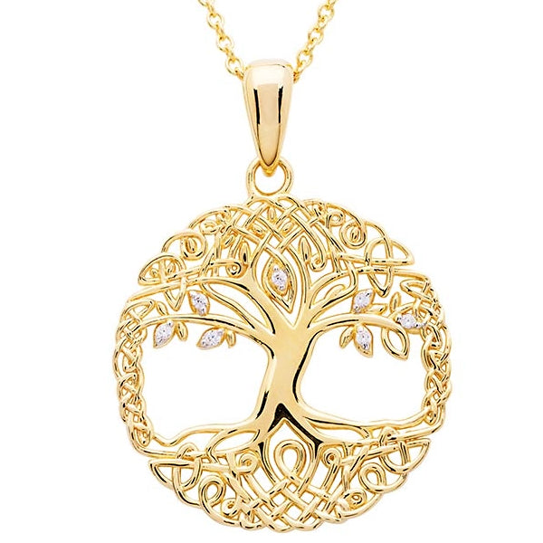 Tree of Life Necklace in Gold