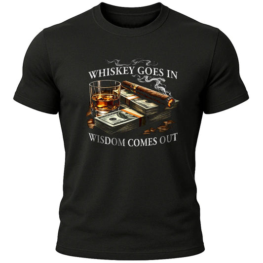 Whiskey In, Wisdom Out T-Shirt